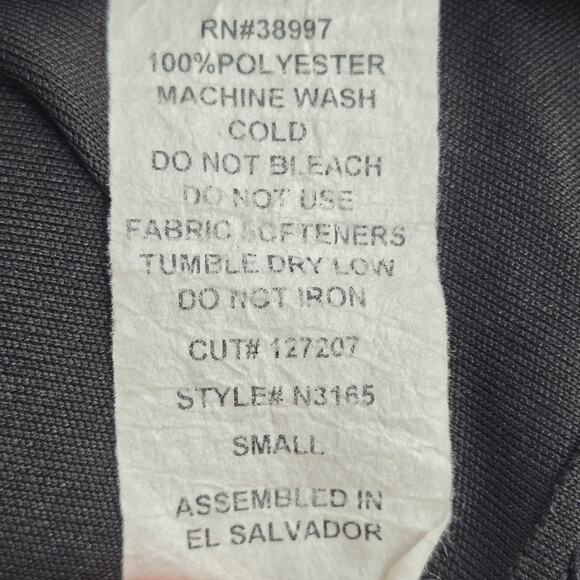 A4 Black Long Sleeve Lady Pirates Basketball Activewear Top Small - Picture 6 of 6